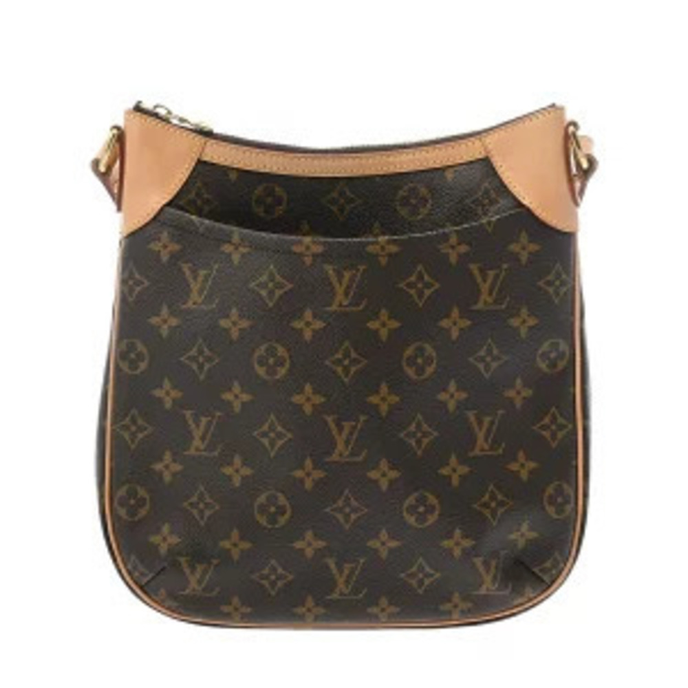 Louis Vuitton Monogram Odeon Brown Canvas Shoulder Bag